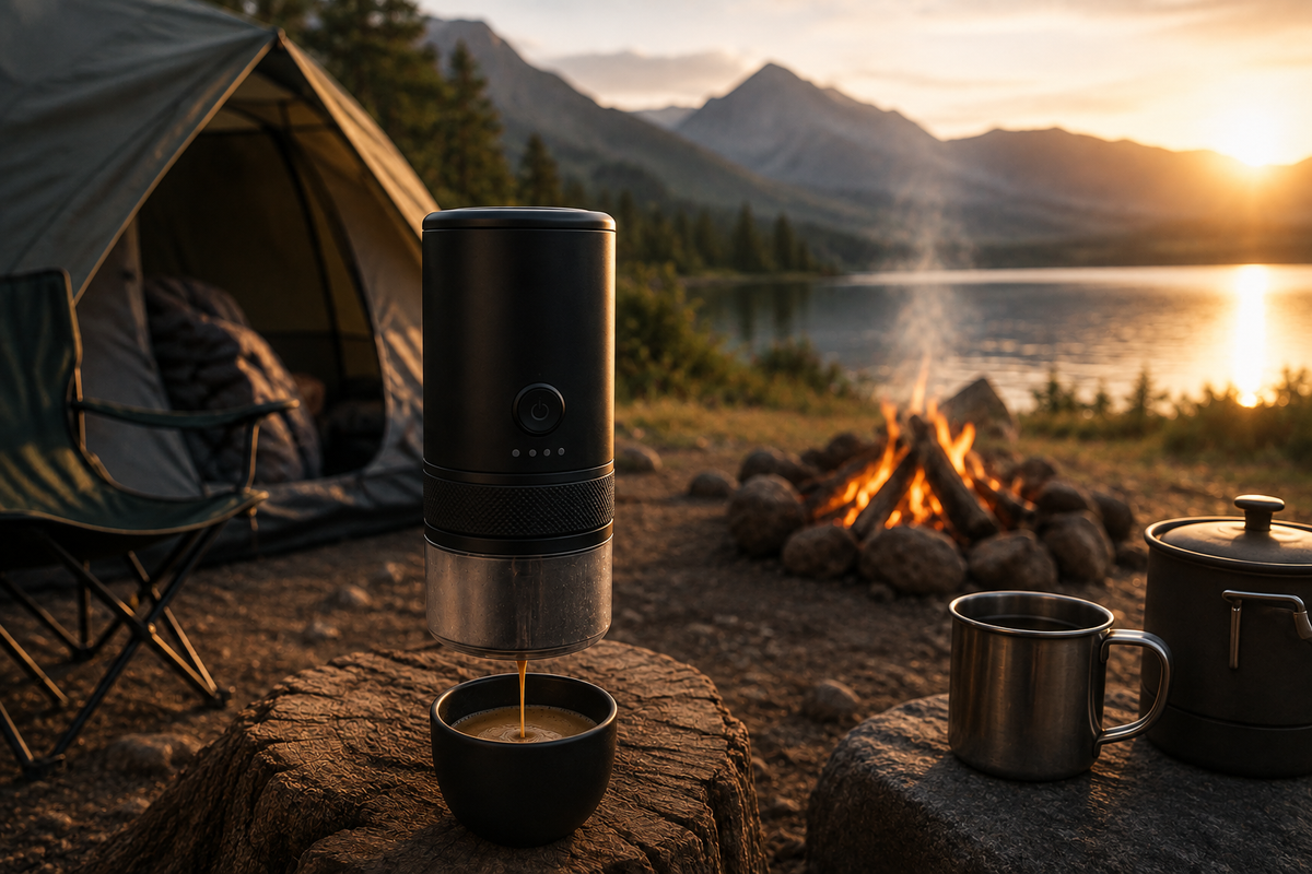 VeldBrew at campsite